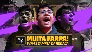 TEVE MUITA FARPA! W7M É CAMPEÃ DO CONTRA SQUAD SEMANA 5 | MELHORES MOMENTOS | #FFWSBR