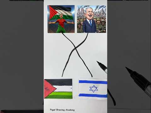 رسمت أعلام الدول العربية كلها💪❤️😍 رسم علم فلسطين 🇵🇸#palestine #art #indonesia #bangladesh #shorts