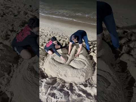 Nunca Desenhe o TUNG TUNG SAHUR na Praia 😱 #shorts