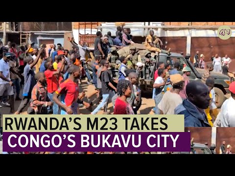 Video: The Moment M23 Rebels Entered the City of Bukavu unopposed.