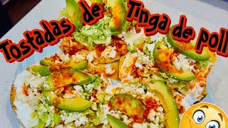 Rica TINGA! DE POLLO CON CHIPOTLE😋🤤#parati  #delicious  #delicious  #mexicancuisine #receta 