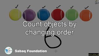Count objects by changing order