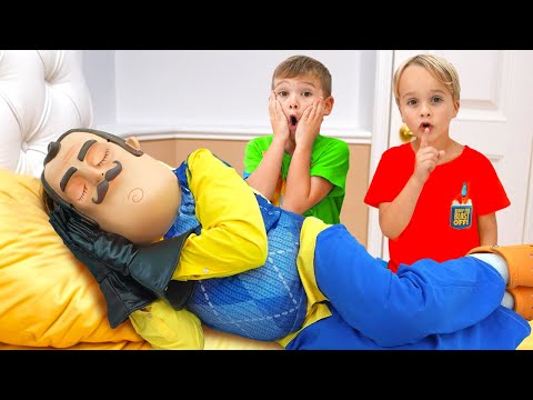 كريس ومايكل يحاولان تكوين صداقة مع جارهما