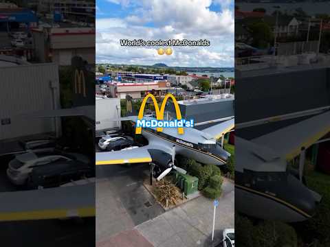 The World's Coolest McDonald's Has a Plane! 😯