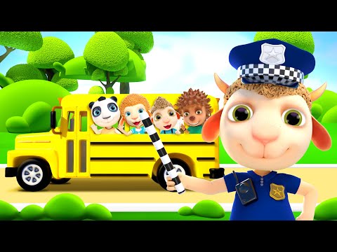 Polcie Officer - Baby's Helper and School Bus | Funny Kids Songs + More Nursery Rhymes | Cartoon