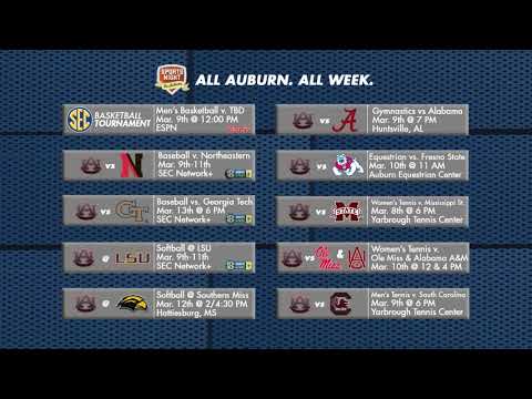 03.08.18 | This week in Auburn sports