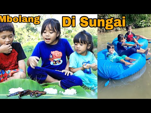 drama anak ! setelah susah payah akirnya dapat ikan