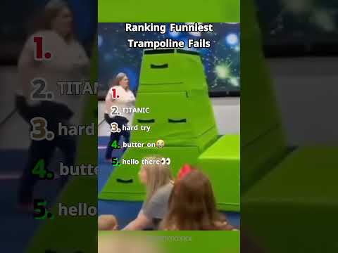 Funniest Trampoline Fails Videos🤣 #funny #fails #funnyshorts #trampoline