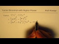 Factoring Cubes and Powers