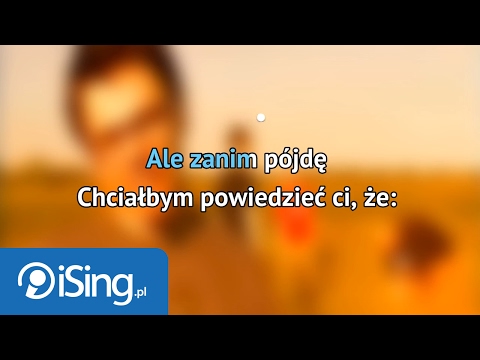 Happysad – Zanim pójdę (karaoke iSing)