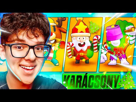 BRAWL STARS DE CSAK KARÁCSONYI SKINNEL JÁTSZHATOK!