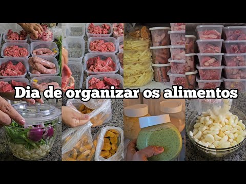 COMO TER PRATICIDADE NA COZINHA, FIZ A ORGANIZAÇÃO DOS ALIMENTOS, ROTINA PRATICA