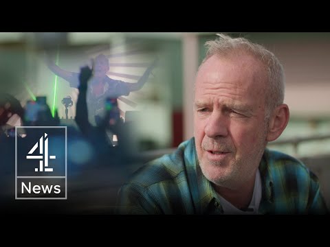 YouTube video thumbnail: Fatboy Slim Teaching ‘Therapy of Music’ to Support Mental Health
