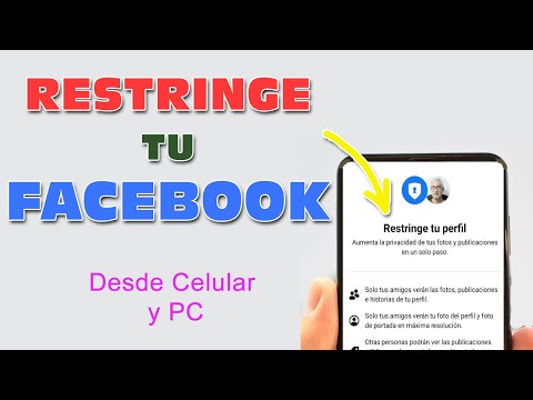 Como RESTRINGIR mi Pefil en FACEBOOK 2024, desde Celular y PC, Demostraciones