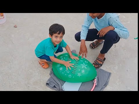 Biggest Water balloon 🎈|| पानी का गुब्बारा ||   Mini vlog || Mizaan Khan