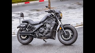 BÁN HONDA REBEL500 ĐỘ CỰC NGẦU, ĐẸP, PHONG CÁCH BÁO ĐEN. CHÍNH CHỦ BIỂN SỐ HN. GIÁ: 128TR TẠI QTEAM