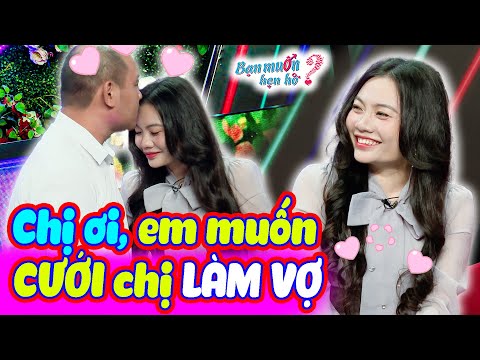 CHỊ ĐẸP quyến rũ khiến trai trẻ SAY TÌNH chưa mở rào MẸ CHỒNG TƯƠNG LAI đã DUYỆT | Bạn Muốn Hẹn Hò