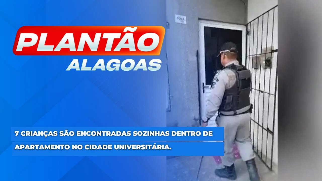7 Crianças são encontradas sozinhas dentro de apartamento no Cidade Universitária.