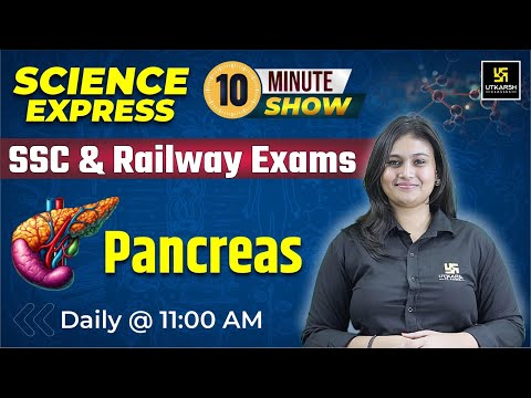 Science Express 10 Min Show By Shivalika Ma'am | Pancreas | Science For Railway & SSC Exams 2024