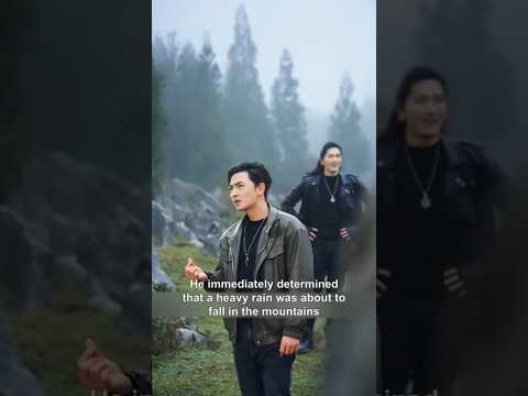 The young man sampled the mountain air and instantly knew heavy rain would soon fall there.