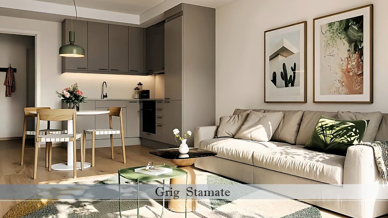 Cute Small Apartments, Tiny Interiors under 400 sq ft 37 sq m, #13