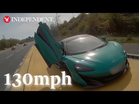 £185,000 supercar driver caught speeding at 130mph by unmarked police car