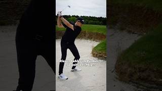 Das wäre fast ins Auge gegangen. Nik erklärt, wie es besser gegangen wäre. #golf #golftip #golfswing