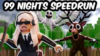 SPEED RUNNING 99 NIGHTS IN THE FOREST