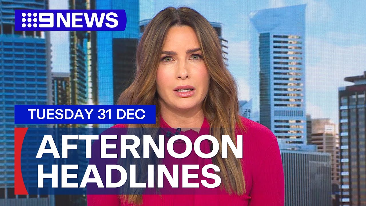 Final NYE preparations across Australia; Manhunt after police and dog shot at | 9 News Australia