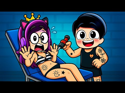KARIM AHORA TIENE TATUAJES y ES MILLONARIO pero SU FAMILIA es POBRE en ROBLOX | Karim Juega