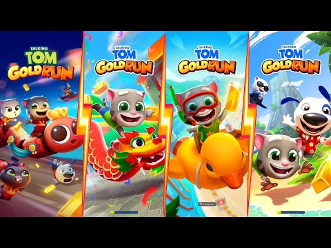 Talking Tom Gold Run All Carnival - All Ginger Pirate - All New Version - Android iOS