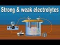 Weak Electrolytes and Their Properties
