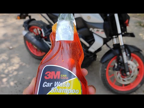 MT 15 Wash with 3M car wash shampoo | Bike washing shampoo | MT 15 Wash #mtriderroyrana #mt15