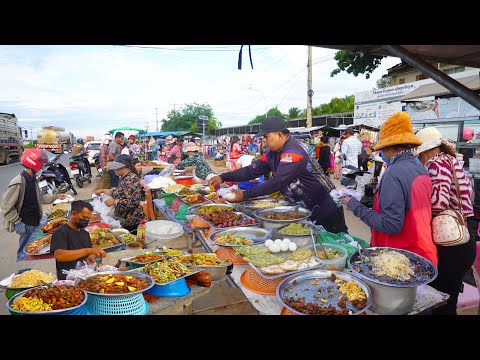 Cambodia Cheap Breakfast In Takeo Province, & More - Cambodia Food Vlog