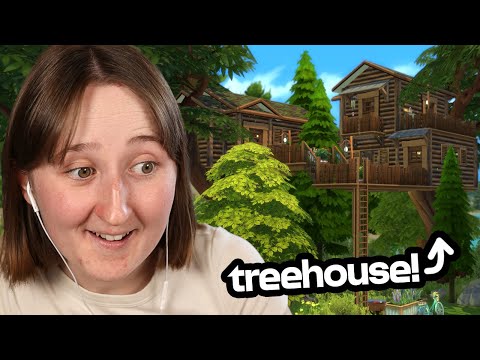 building a TREEHOUSE in the sims! 🌱 (Streamed 6/24/25)