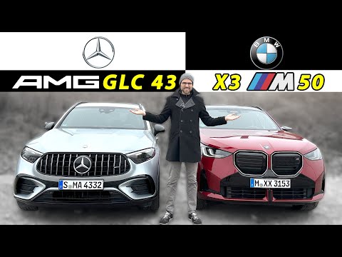 BMW X3 M50 vs Mercedes-AMG GLC 43 comparison REVIEW