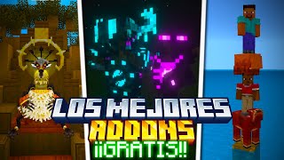 Los MEJORES ADDONS GRATIS De Bedrock | Addons Para Minecraft Bedrock 1.21