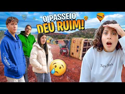 Nosso passeio de balão *DEU RUIM‼️