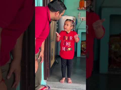 Machar Tha Machar 😱😱 Father Daughter Comedy 🤣🤣 #comedy #haryanvicouple #shorts