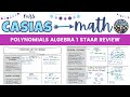 Operations with Polynomials for Algebra 1 Review