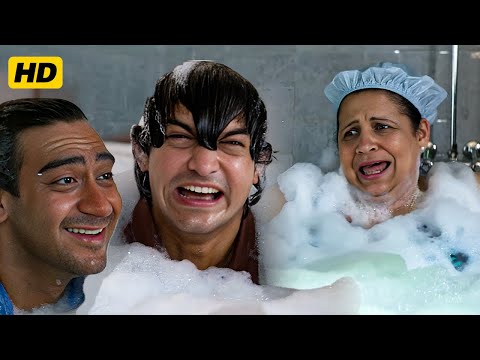 Aunty हम दोनों आपको नहीं छुएंगे | Ajay Devgan, Aamir Khan Comedy Scene | Ishq