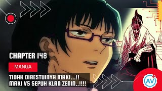 PERAN SHAMAN WANITA....!!!! KEBURUKAN KELUARGA ZENIN...!! JUJUTSU CHAPT 148
