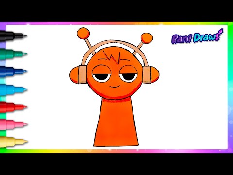 Como Dibujar a OREN de INCREDIBOX SPRUNKI | How to draw OREN EASY