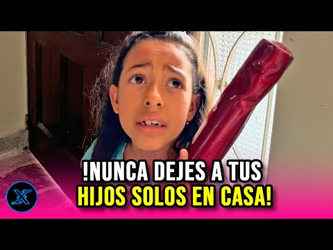 Nunca dejes a tus hijos solos en casa