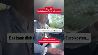 Recht haben ist in Deutschland nicht gleich Recht bekommen