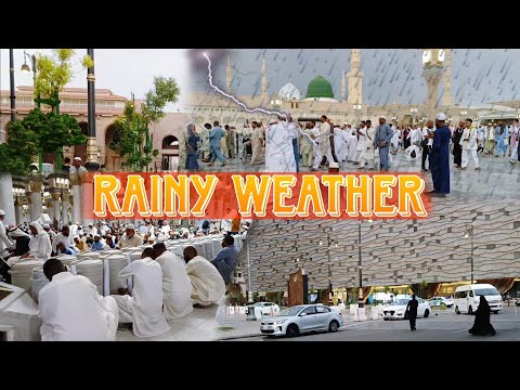 Rainy weather in Madina 🕌 | Masjid Bilal to Masjid Nabawi | Madina Vlog 🕌