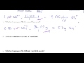 Molar Mass and Mole Calculations
