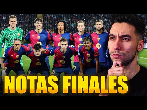 Mis NOTAS de LA TEMPORADA 24/25 a LOS JUGADORES del FC BARCELONA | ByDiegoX10