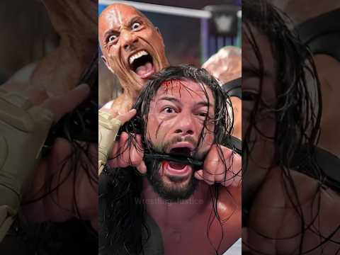 The Rock Attack Roman Reigns & Destroys Him WWE Smackdown Highlights #shorts
