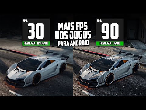 GERAÇÃO DE QUADROS PARA QUALQUER JOGO NO CELULAR! | FRAME GENERATION CHEGOU COM MAIS FPS NO ANDROID!